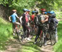 Activité VTT - séjour colonie Lozère Evasion